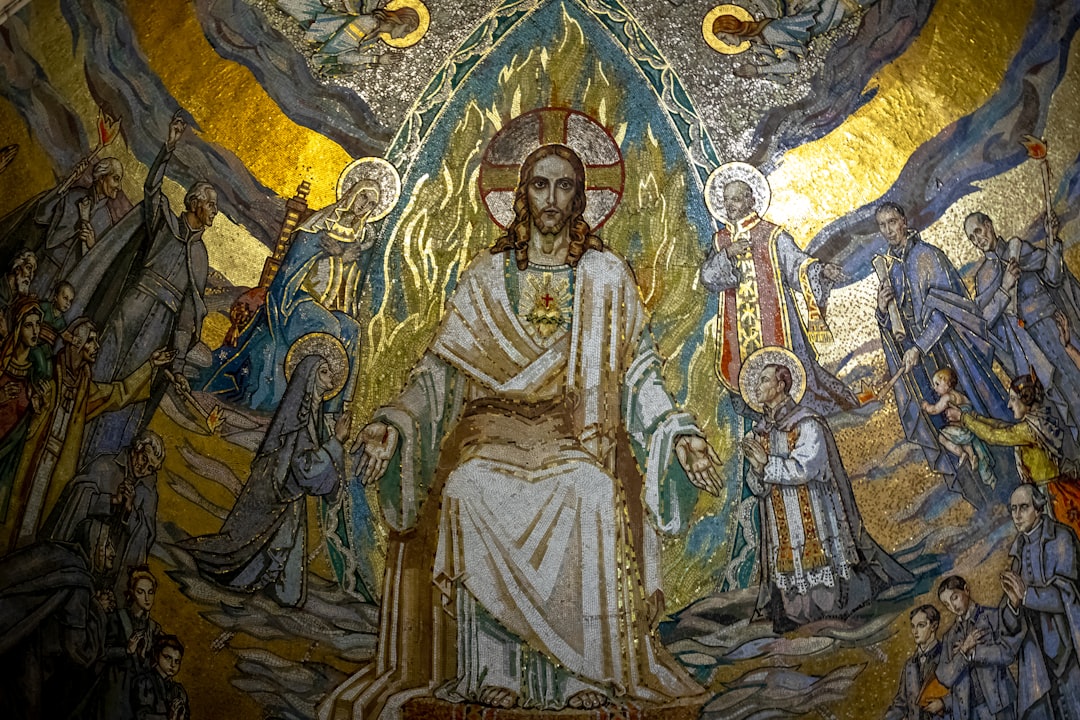Studenica Monastery Cathedral of the Virgin Mary interior frescoes Christ Pantocrator