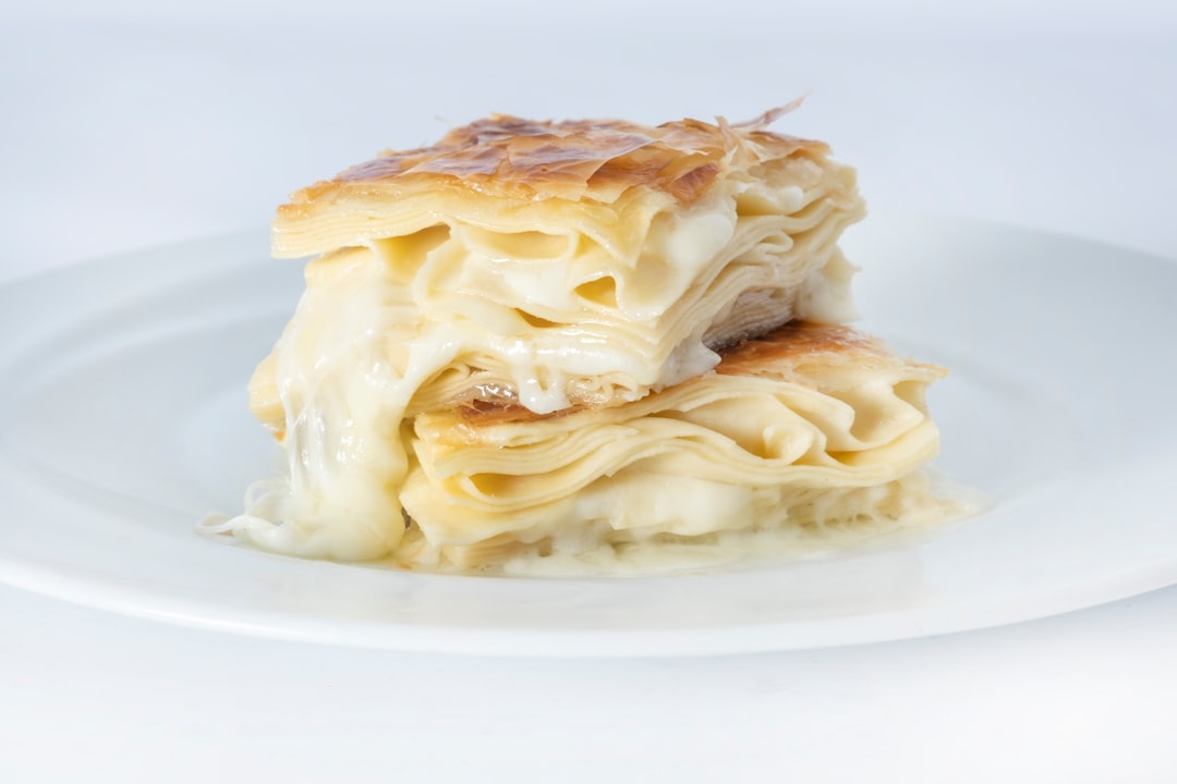 Bulgarian banitsa pastry fresh baked cheese