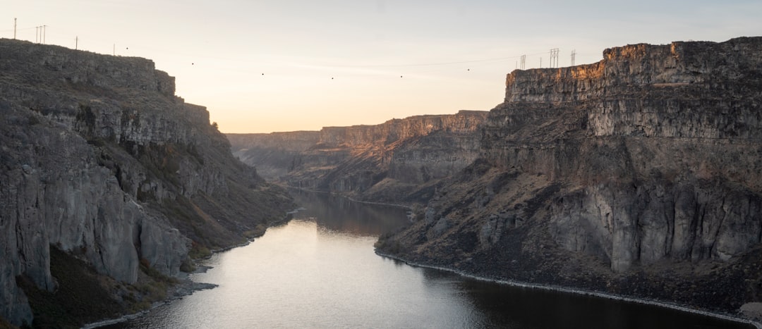 Iron Gate Gorge Danube narrow cliffs sunset dramatic angle