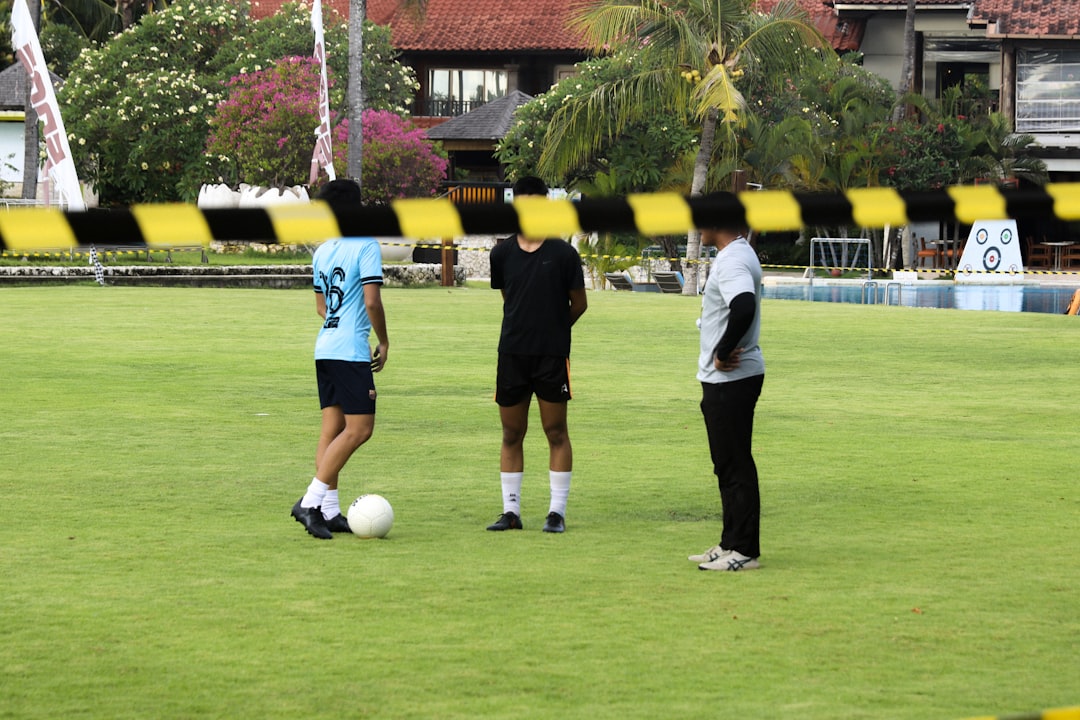 Balkan football players training session tactical drills