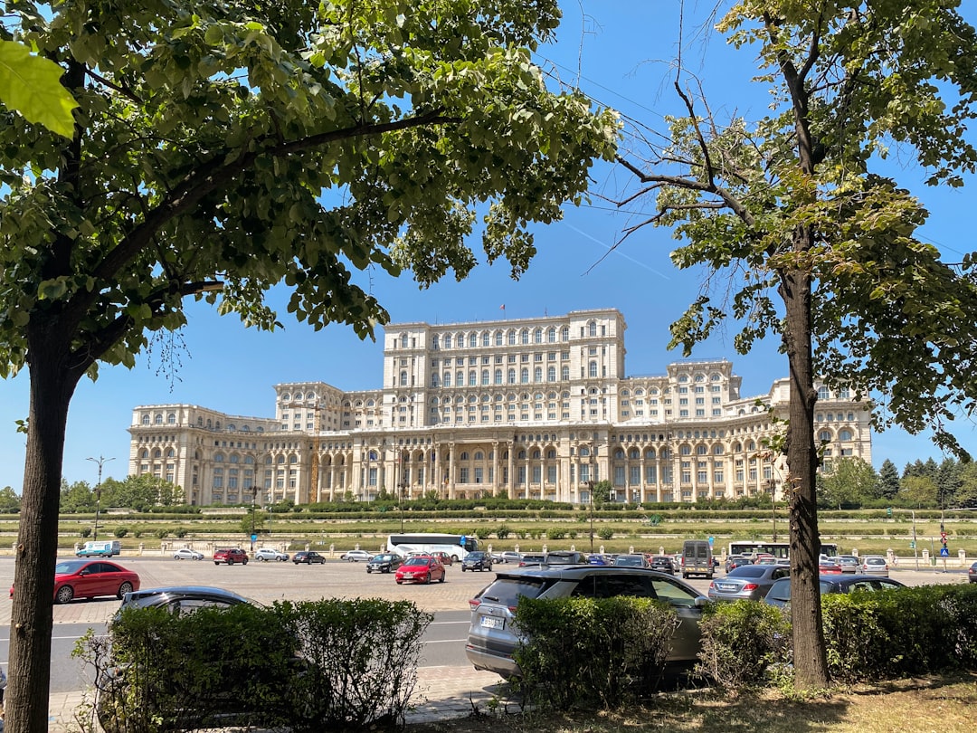 Romanian Parliament building Bucharest exterior
