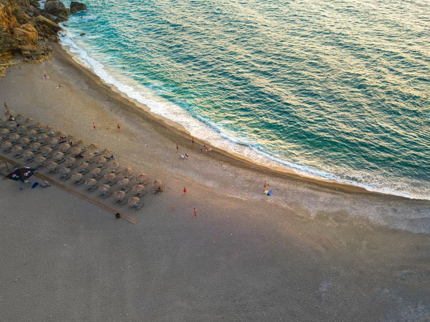 Lahana Beach Crete pebbles and turquoise water empty shoreline