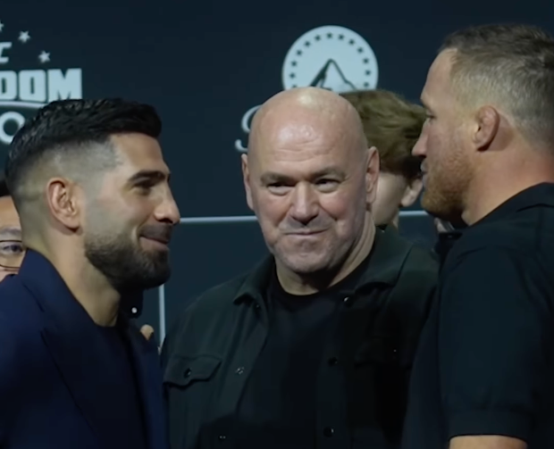 Topuria and Gaethje Face Off at UFC White House Press Conference