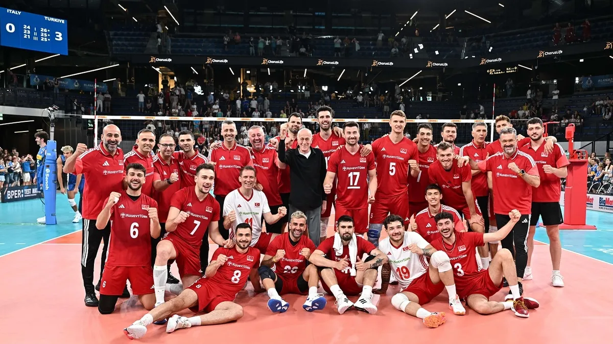 Turkey 3-0 Italy: Men's Volleyball Team Shatters VNL Rival