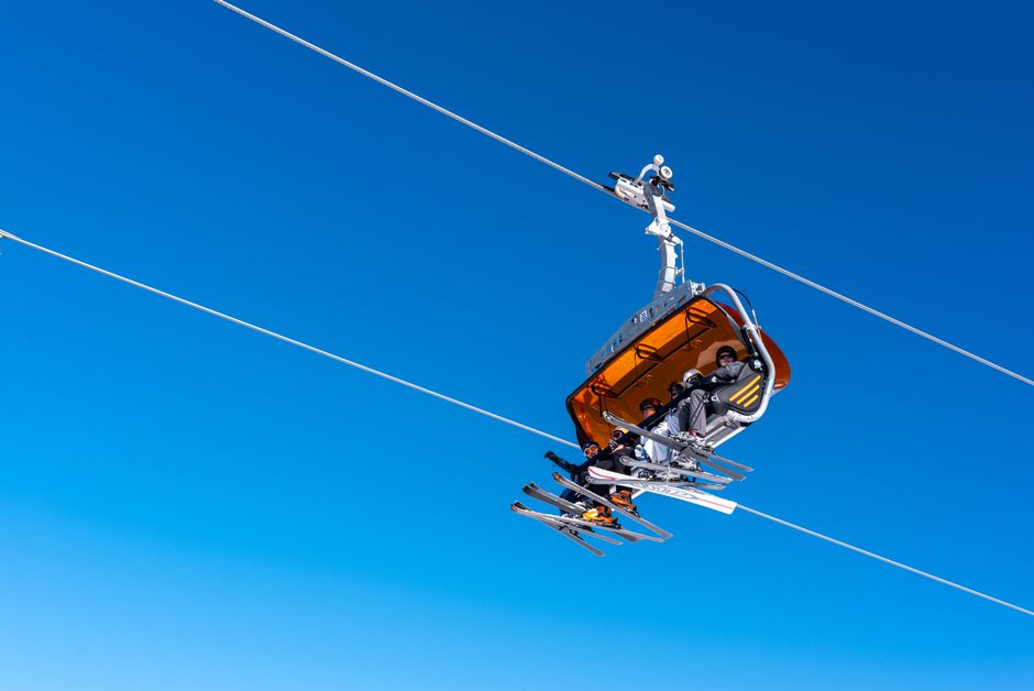 Skiers on slopes at Kopaonik mountain resort
