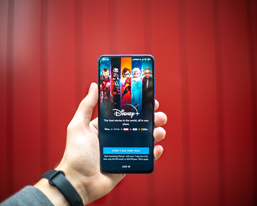 Disney+ streaming interface home screen Star Wars banner