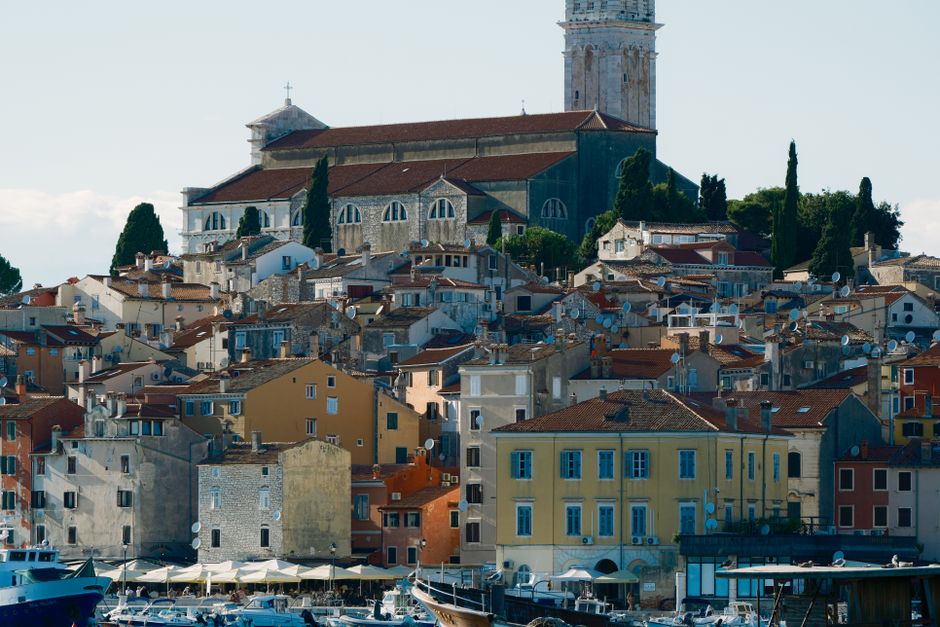 Trsat Fortress Rovinj hilltop view Adriatic Sea