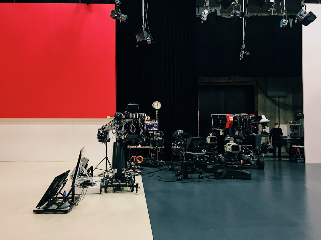 Dominic Fritz interview television studio setting