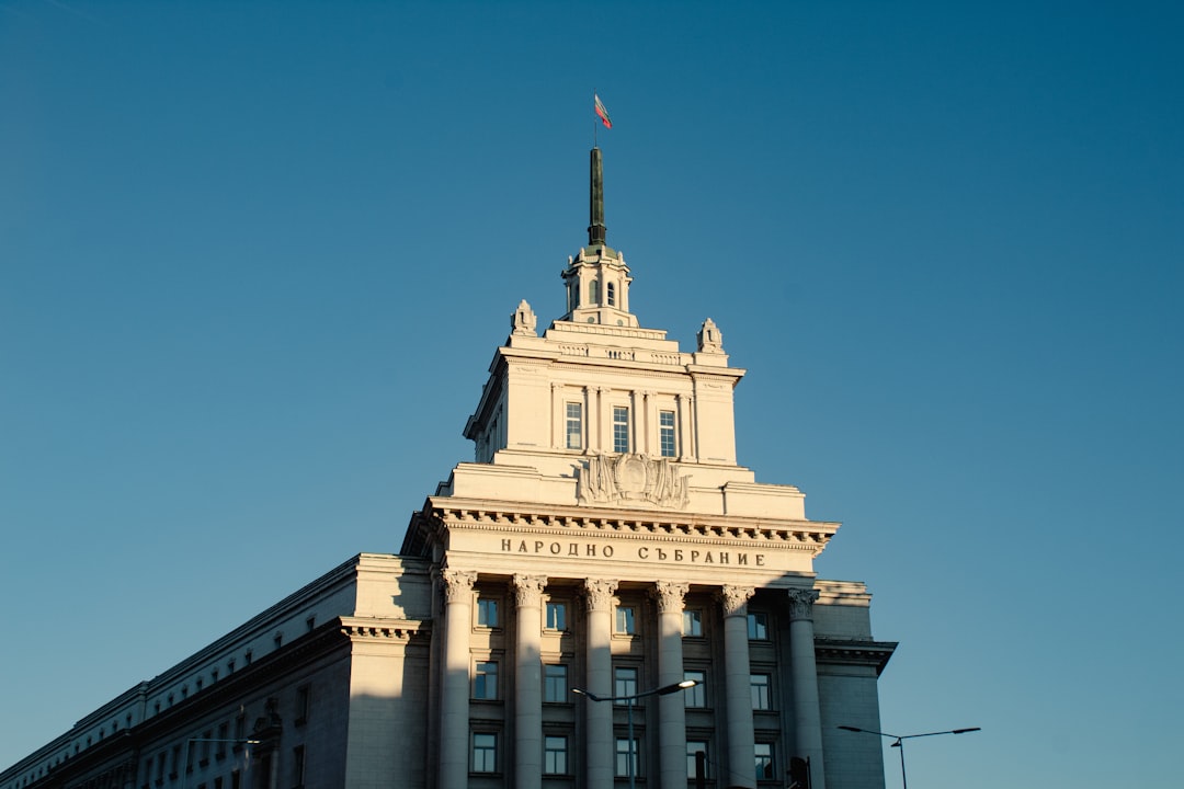 Bulgarian Ministry of Defense building Sofia exterior