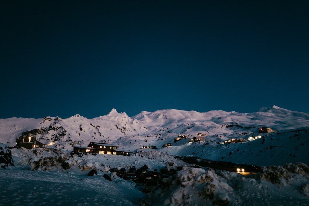 Skijale bar Kopaonik winter view ski slopes evening