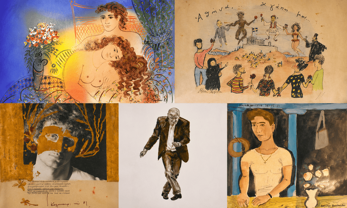 Unique Art Exhibition Honors Greek Athlete Spiros Zachariopoulos