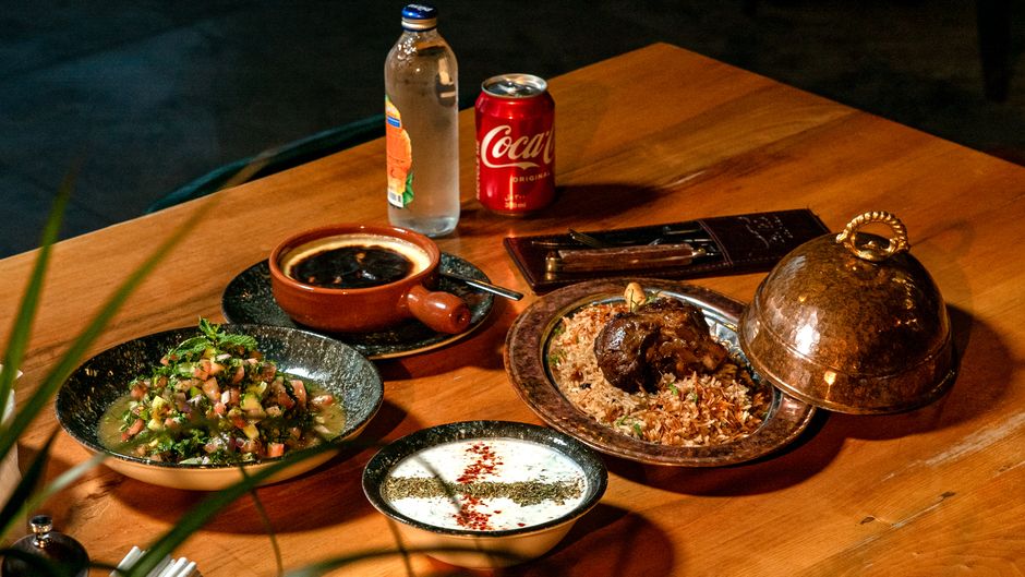 Tavë Kosi baked lamb yogurt rice traditional dish