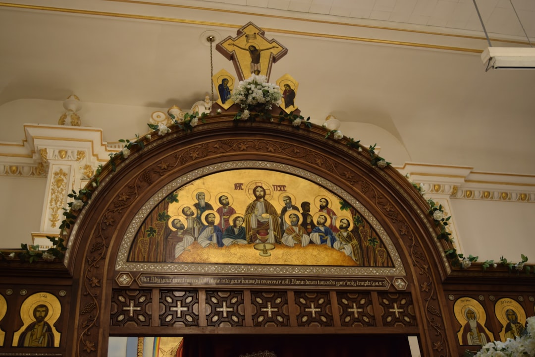 Rila Monastery iconostasis wooden carving gold leaf religious art