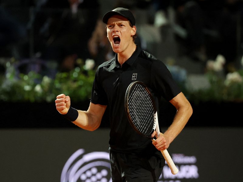 Jannik Sinner Reaches Final in Rome, Extends Winning Streak to 33 in Masters 1000 Tournaments