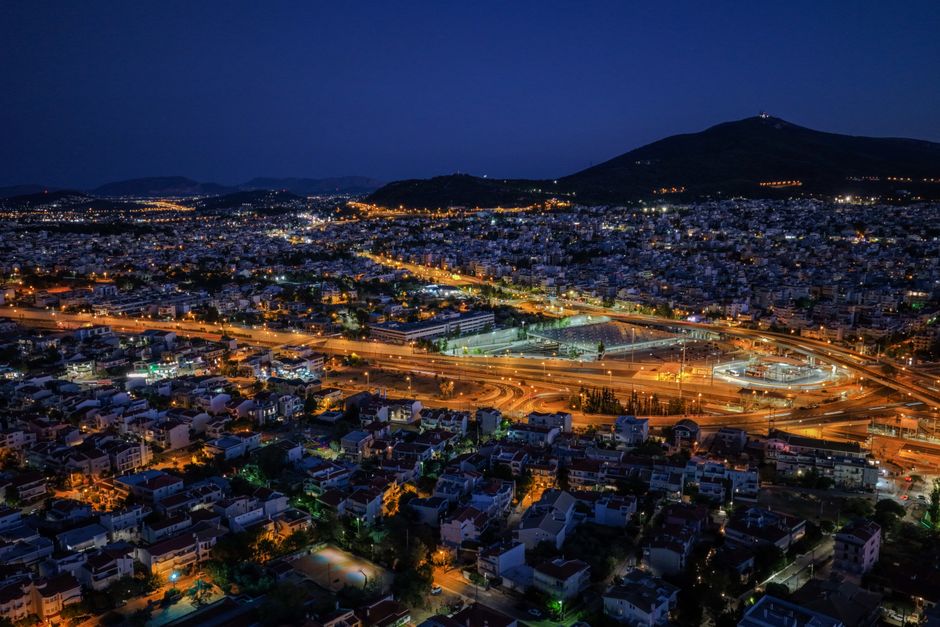Industrial zone Kifisia Athens Greece