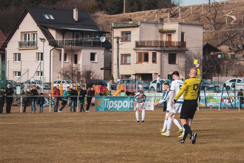 VAR referee monitor Serbian football stadium