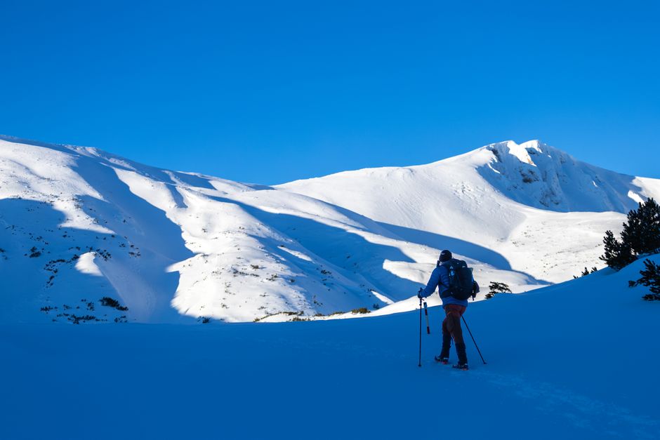 Zuznja ski area Kopaonik winter snowshoeing forest