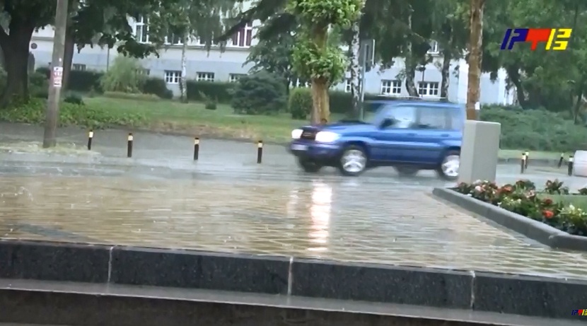 Monsoon Downpour Hits Vranje Due to Excessive Daytime Heating