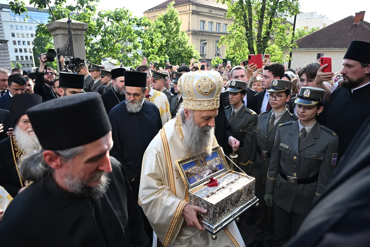 Celebrating Spasovdan in Belgrade: Holy Belt of the Mother of God Leads Procession