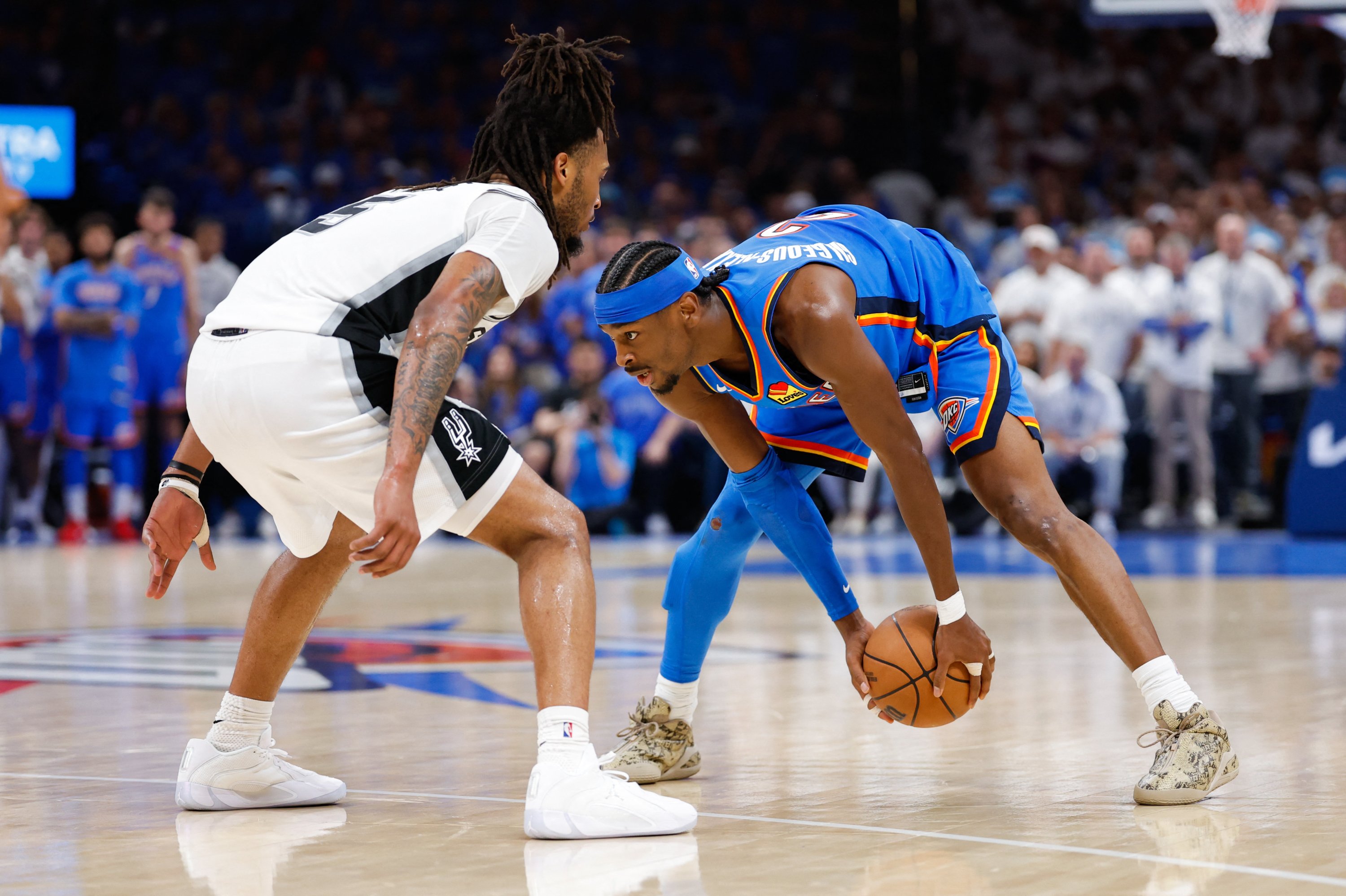 Thunder Bounces Back With Game 2 Win Over Spurs