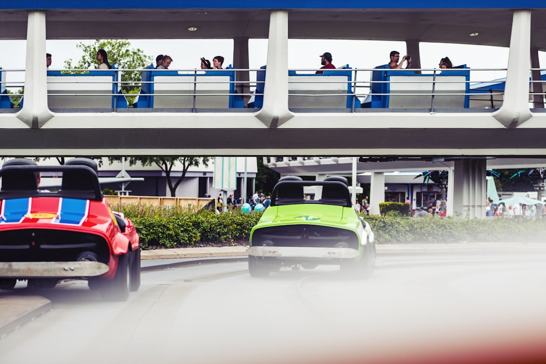 Disneyland Autopia electric cars modern design