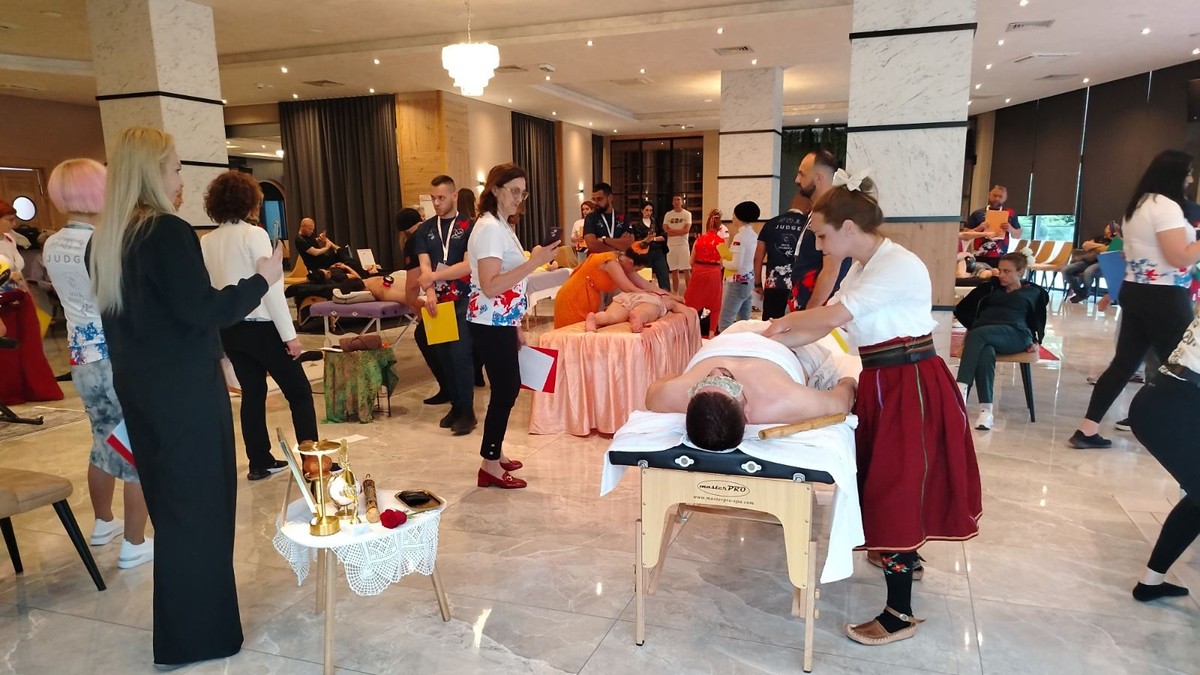 Valjevka Anđela, Massage Champion with Four Gold Medals in a Month
