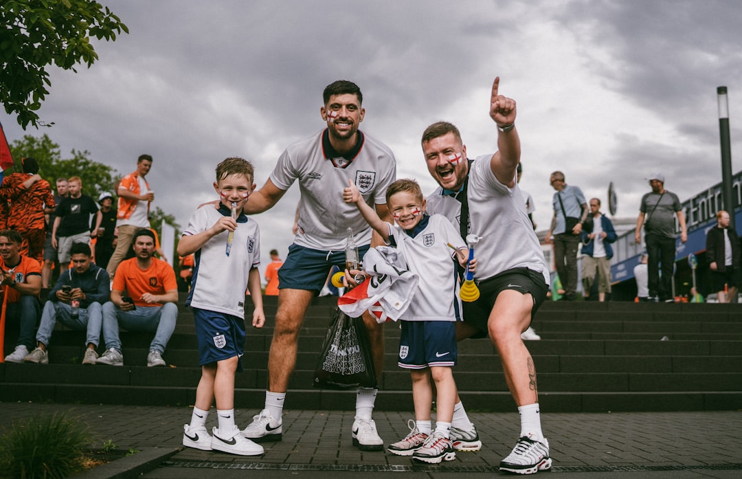 England national team players celebrating Euro 2020 semi-final