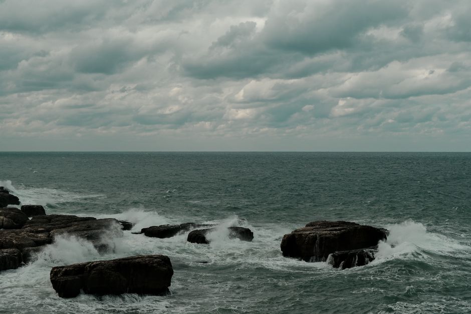 Black Sea storm waves Bulgaria coastline erosion erosion control structures