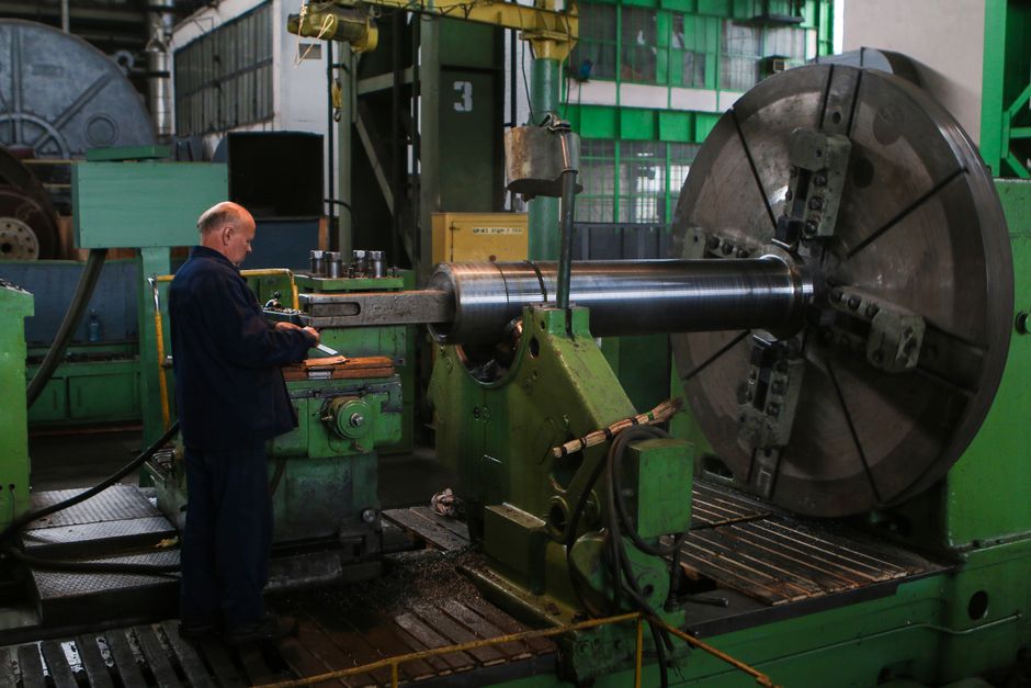 EU safety inspector checking Balkan factory