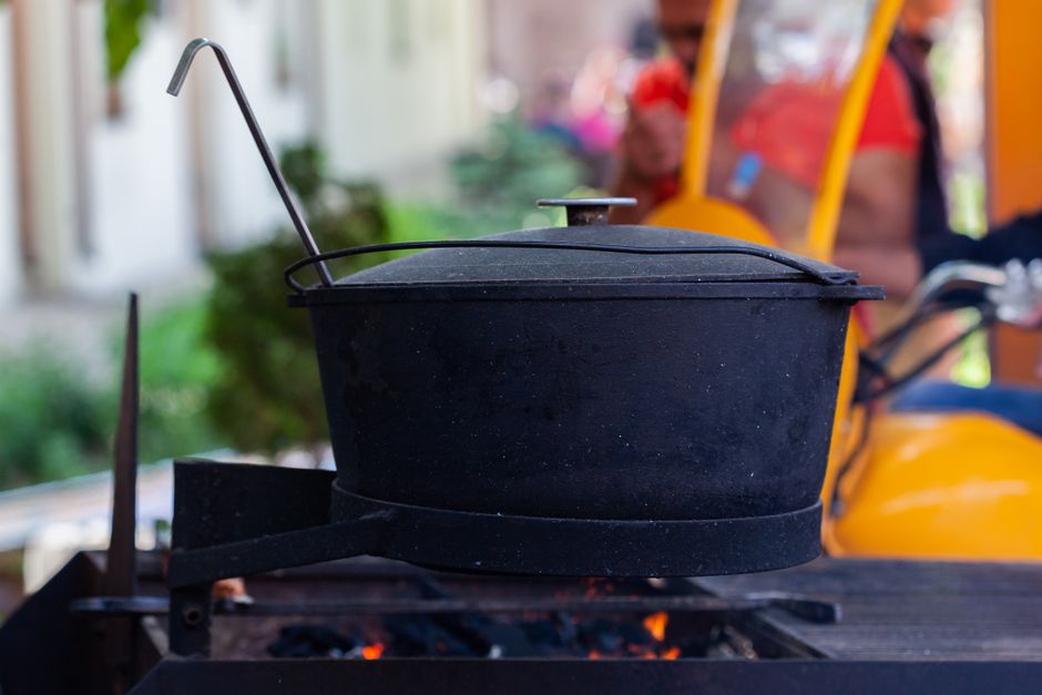 Rila Mountains Bulgaria katnich kashkaval cheese making copper cauldron